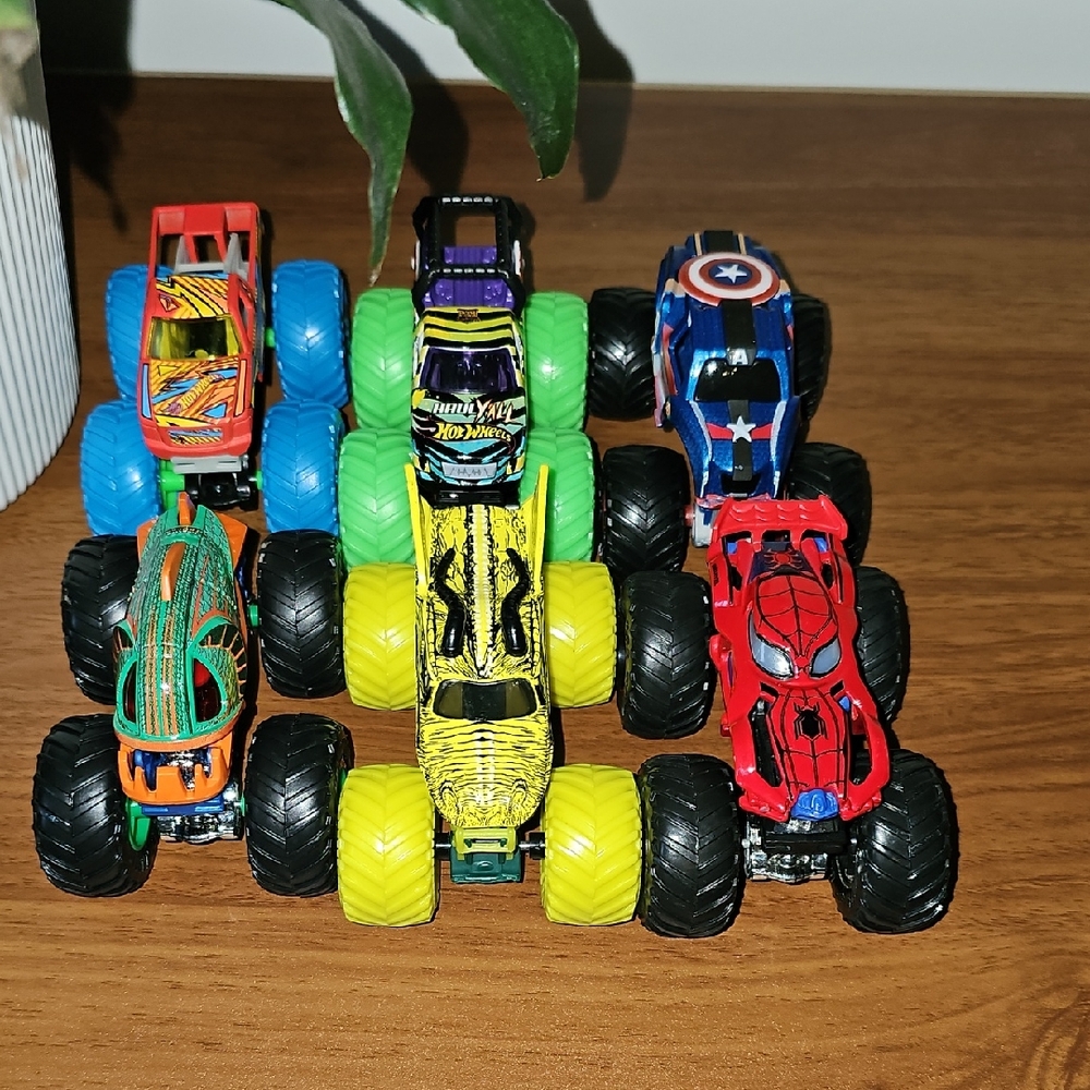 Hot Wheels And Monster Jam Monster Trucks Bundle